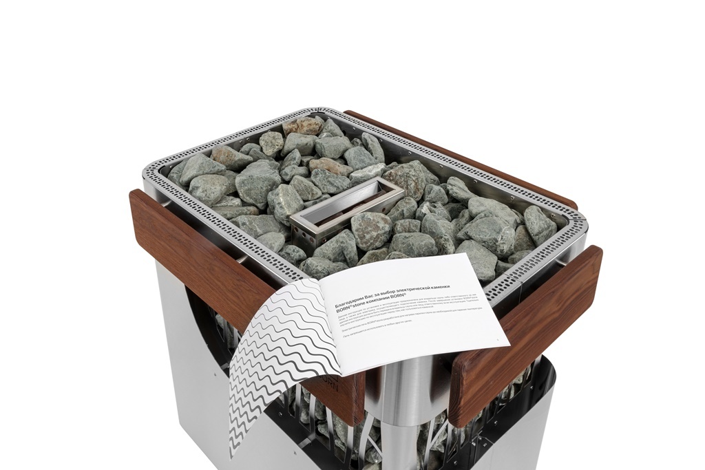 Электрическая каменка BORN stone 13,5 кВт для сауны (рис.27)