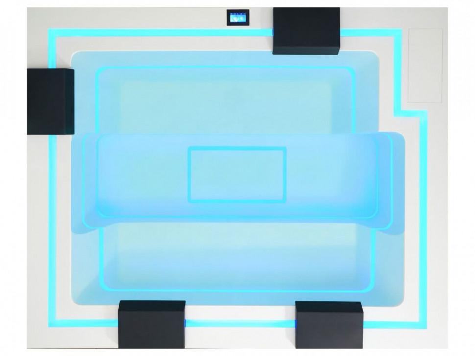 Гидромассажный СПА бассейн Spa Natural Paolo Ferralli Maximus (290х235 см) (рис.2)